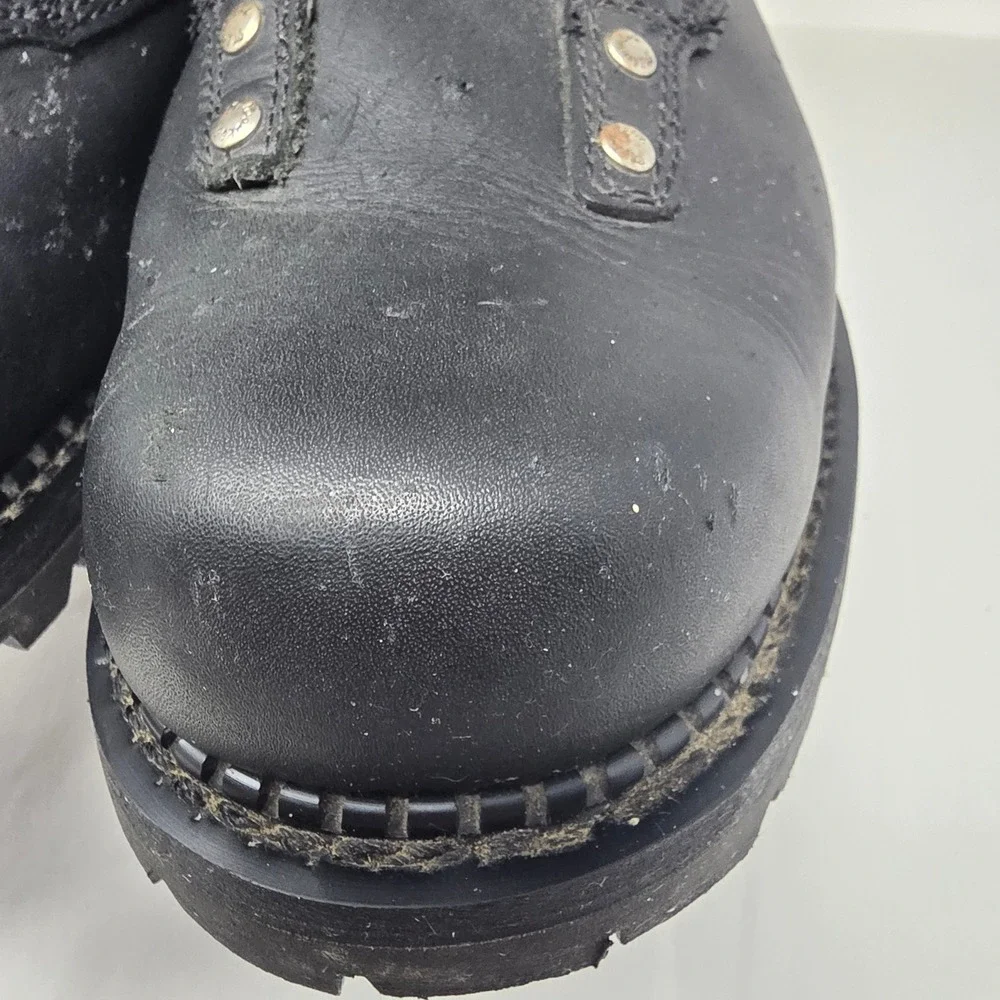 Milwaukee Motorcycle Boots Mens 11.5 MB445 Freedom Flex Black Leather Fair